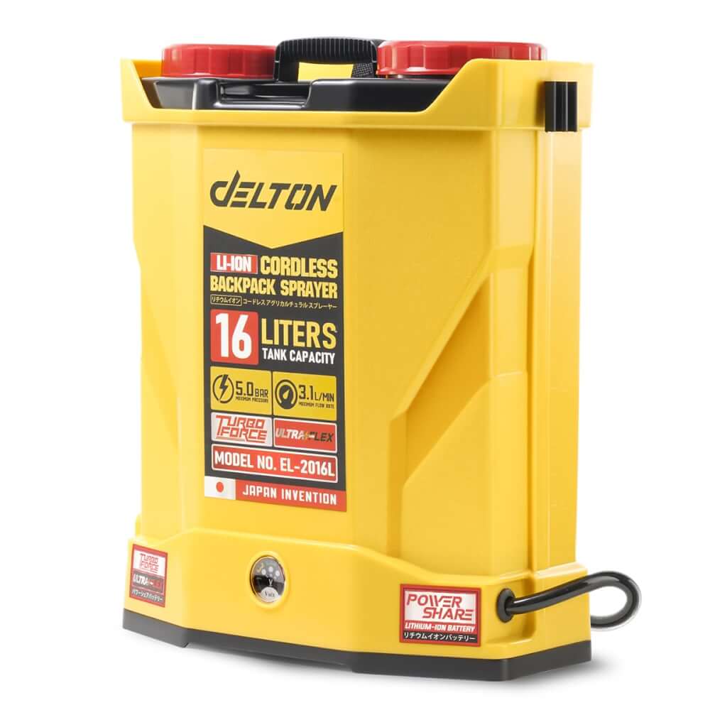 ถังพ่นยาไร้สาย (พร้อมแบตเตอรี่) DELTON รุ่น EL-2016L ULTRAFLEX 20V 4AH